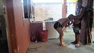 my wife left and the maid couldn’t resist my hard dick, oops