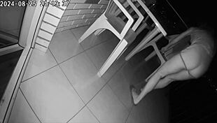 I fucked my friend's wife in the ass outdoors and came in her mouth