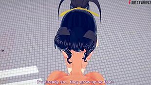 akeno ask for sex in the public pool hs dxd ntr madness 4 watch full 1hr movie on sheer fantasyking3 😈