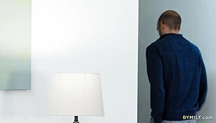 Busty stepmom Reagan Foxx enjoys quick sex with stepson