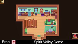 exploring the spirit valley game demo in a casual anime adventure