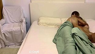 The Couple Is Having Romantic Morning Sex, And The Girlfriend Sneaks In 😏