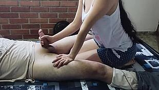 My cheating stepmom swallowed my cum after sucking me 😏