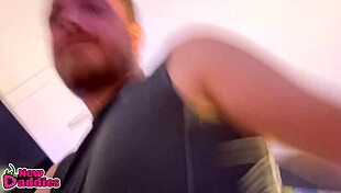 Slut rides dick, gapes ass with choking