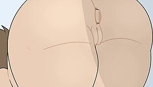 Step mom gets bold assfucking in animated chore day 2 scene