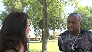 Busty Milf Goes Wild in Interracial Sex with Intense Action.