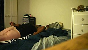 Homemade ebony girlfriend gets doggystyle ass fucking in bedroom