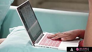 Oh Wow! Watch Darcie Dolce and Gina Valentina Engage in Steamy Lesbian Scissoring and Cunilingus During This Oiled Massage!