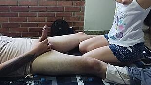 My cheating stepmom swallowed my cum after sucking me 😏