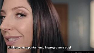 Asmr fantasy full body physical exam with doctor angela white italian subtitles pov deepthroat and titty fuck!