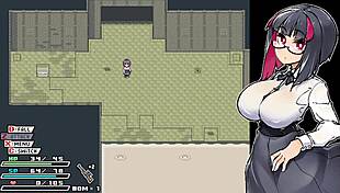 Bold adventure in Rignetta's H-game gameplay.