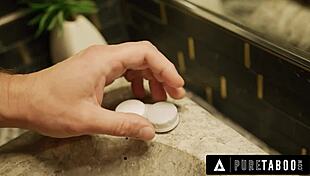 omg, pure taboo redhead siri dahl gets accidental assfucking and creampie in steamy lingerie action 😱