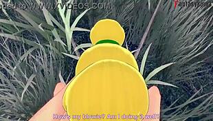 Tinker Bell Grows Up and Gets Fucked in Forest While Fairy Watches