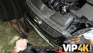 texas patti seduces men in public with her monster cock skills.