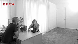 tiny blonde kendi teasing with a massive white dick