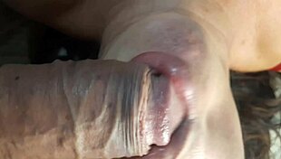 She Sucked My Cock Head and Hairy Balls with Sloppy Passion