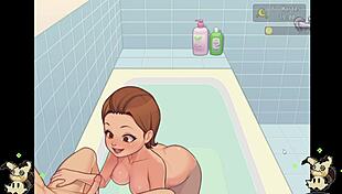 blowjobs in the bath shower