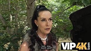 texas patti seduces men in public with her monster cock skills.