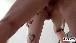 Sasha Paige takes hard anal from decorator in exclusive scene