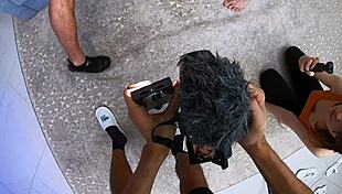 lika clarke shouts, 'take my ass in this double penetration foursome!'