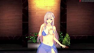 Belfast bikini pov sex on public pool free pov azur lane full fantasyking3