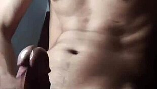 i masturbate at home to a huge cumshot as college guy