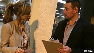 beautiful blonde milf cheats on husband with cumshot