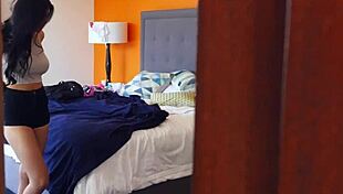 This pervert with a big boner gettin served by a gorgeous asian slut in hd.