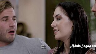 Virgin men first threesome mein anal action ke saath dive karte hain—Anna De Ville