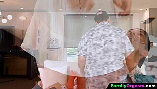 Stepdad Exposes Cock to Sweet Libertine Step-Daughter in Raw Encounter