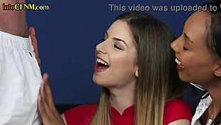 I’m in a CFNM wedding dress, jerking old cock in 3some with BFF.