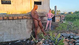 Surprised by masturbator, she gives anal and pussy without condom