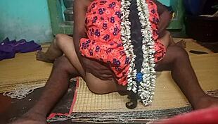 indian aunty hot fucking step boy friend in dorm bedroom first time 😍