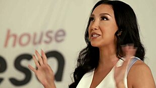 ravishing babe vicki chase gets interviewed for casting, rips clothes, and orgasms on dan damage's hard cock in reality