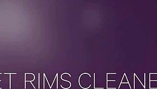 Wet cleaning ladies rimming and riding hard