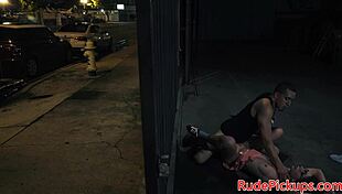 spex teen gets facial from dom in public pickup