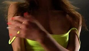 Fit model fucked at photo shoot in doggystyle bent over moaning wet