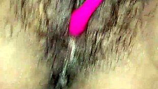 Very Hot Fat Beautiful Hairy Desi Indian Bhabhi Inserts Dildo