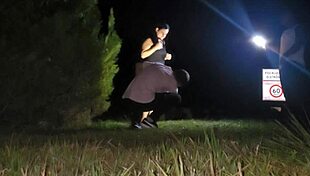 Met two fans at the club, got so wet, let them take me raw in the street uncensored!