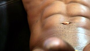 Naija ebony feels intense pleasure masturbating to big black cock