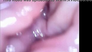 Why does this milf caress her anal before showing her pussy inside and pissing?