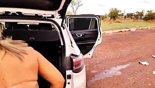 Stepmother Catches Me Outdoors, Gives Anal Surprise With Big Cock, Dirty Talk, Assfucking, Squirting Cum.