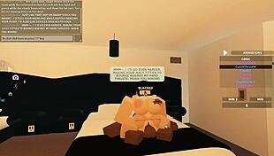 Blacked Roblox Porn with Rough Anal Action