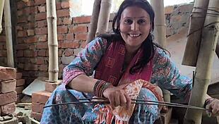 women labour milf fucked by contractor on bed for extra cash