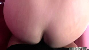 BADDADDYPOV ASHLEY LANE CUTE BLONDE PIGTAILS TEEN 18+ RIDES STEPDADS COCK