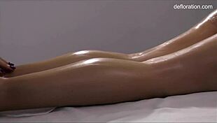 Jennifer Lorentz Gets Hot Massage as Virgin Babe. I'm So Turned On!