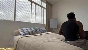 Brazilian stud drills a skinny hottie with deep thrusts