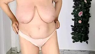 Stepmom Seduces Stepson With Striptease And Blowjob For Cumshot