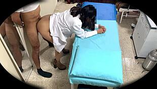 Argentinian BABE bent OVER in HOSPITAL office