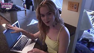 sage fox visits her stepdad while brogan is away